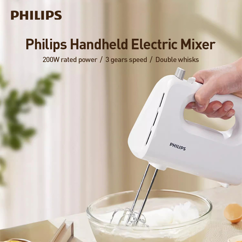 Kitchen Appliances Australia - Philips Handheld Elektrische Eierklopper 3-Speed ​​2-Beater