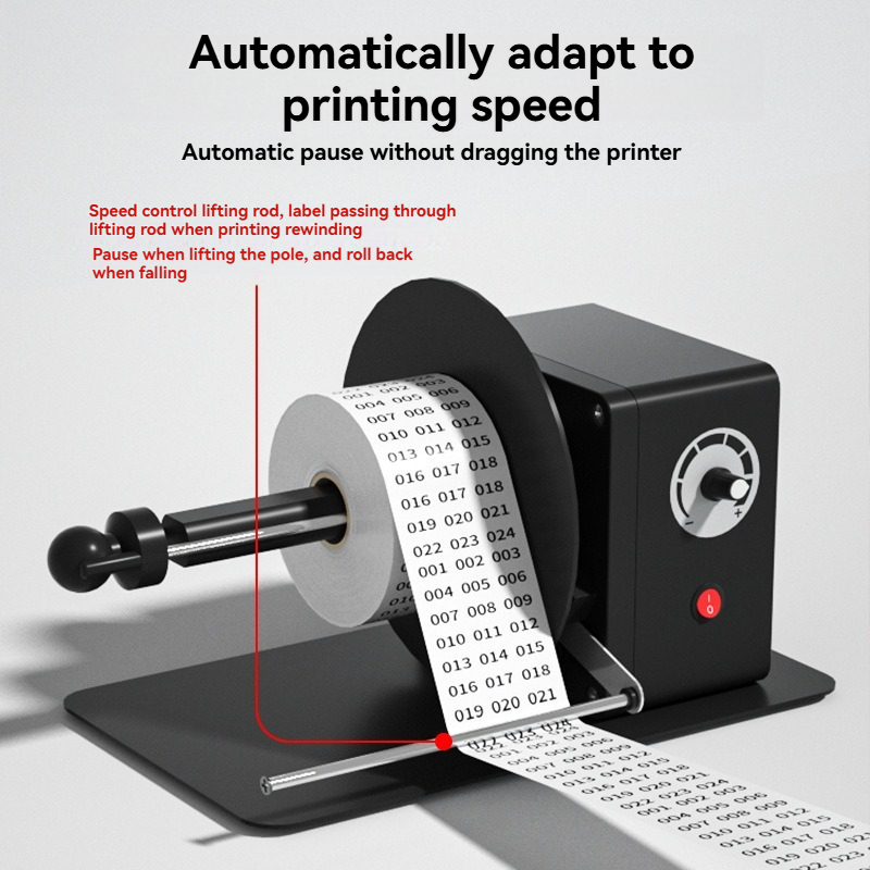 Roti Maker Automatic - 12V Automatische Etiketopwinder - Elektrische Etiketrolwinder