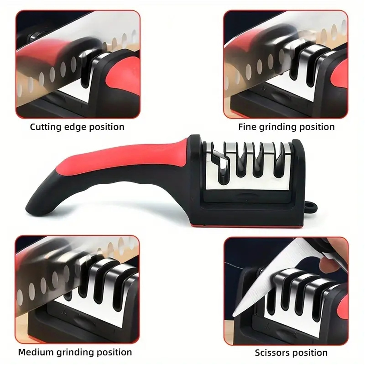 Kitchen Appliances Best - 3/4 Segmenten Messenslijper Keuken Multifunctionele Handheld