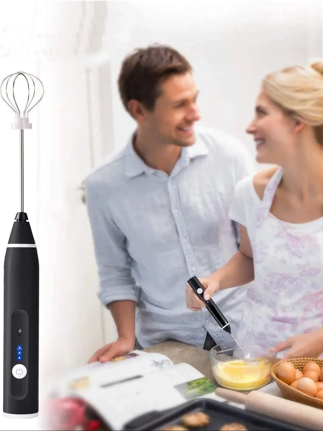 Draadloze elektrische melkmixe - Hand Mixer Electric recensie en prijs
