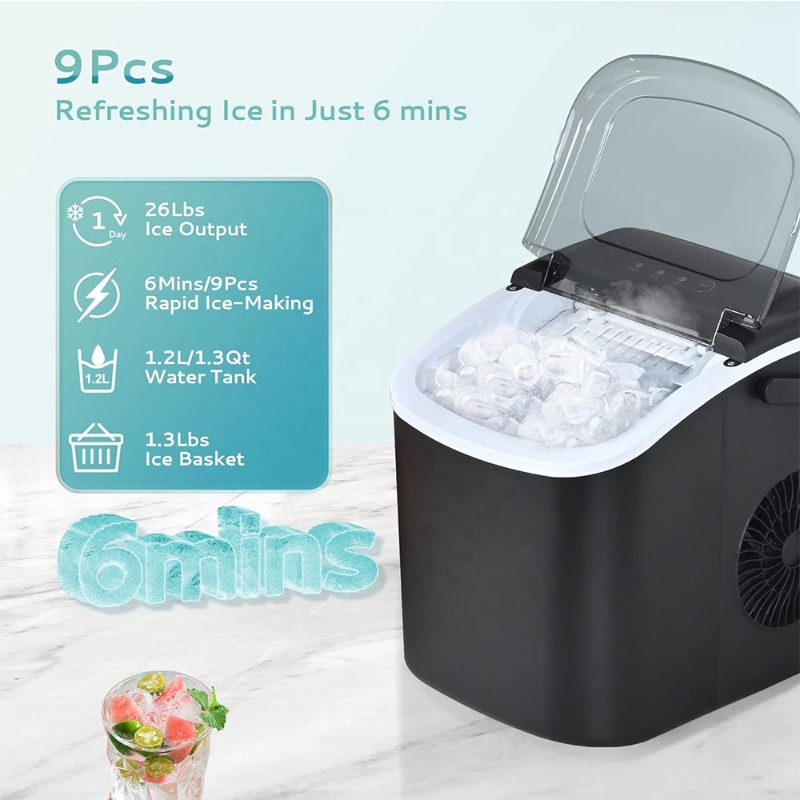Draagbare ijsmachine voor op h - Kitchen Appliances For Home recensie en prijs